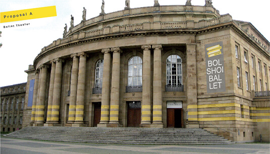StaatsTheater Stuttgart rendering architettura brand