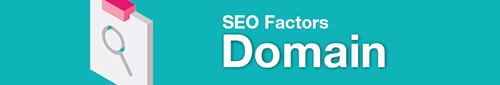 Google seo factors - domain level